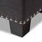 Baxton Studio Hannah Grey Upholstered Button-Tufting Storage Ottoman Bench 128-7051 - alternate 4